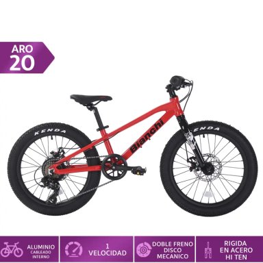 BICICLETA INFANTIL BIANCHI ALLOY ST ARO 20 - 1