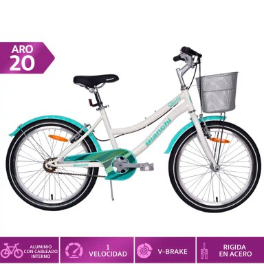 BICICLETA DE PASEO BIANCHI CLASSIC ST LADY ARO 20 - 1