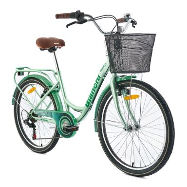 BICICLETA URBANA BIANCHI STREET ST LADY VERDE CLARO ARO 24 - 2