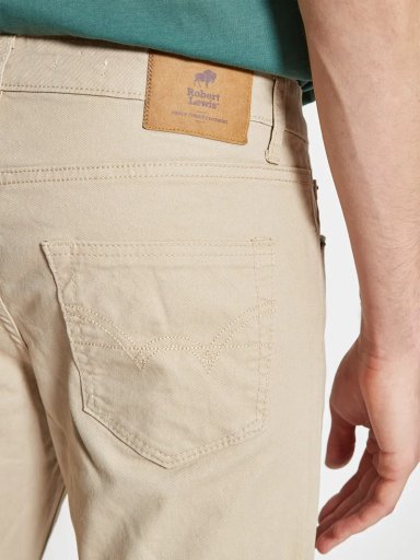 JEANS HOMBRE ROBERT LEWIS ALGODÓN BÁSICO - 3