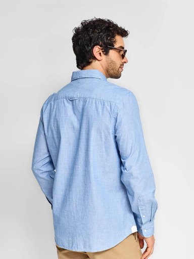 CAMISA HOMBRE REGATTA ALGODÓN MANGA LARGA - 2