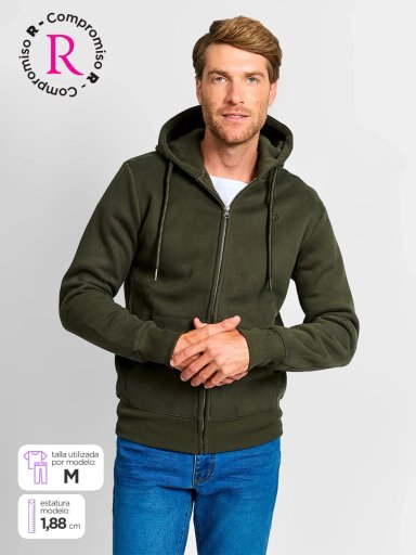POLERÓN HOMBRE ROBERT LEWIS ALGODÓN FULL ZIPPER - 1