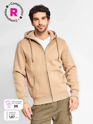 POLERÓN HOMBRE ROBERT LEWIS ALGODÓN FULL ZIPPER - 1