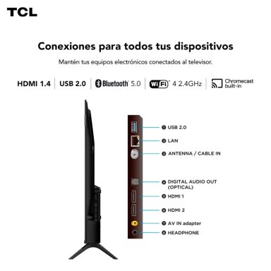 SMART TV TCL QLED FULL HD 50” 50S5K - 11