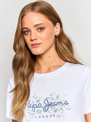 POLERA MUJER PEPE JEANS ALGODÓN PRINT - 3