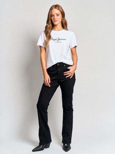 POLERA MUJER PEPE JEANS ALGODÓN BRILLOS - 4