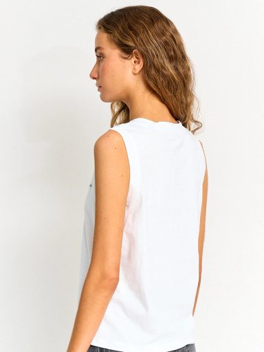 POLERA MUJER PEPE JEANS ALGODÓN APLICACIONES - 2