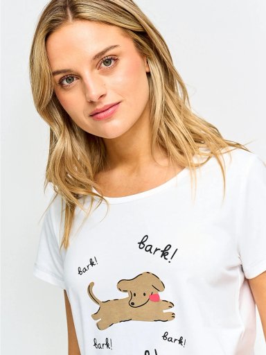 POLERA DE PIJAMA MUJER INDEX PRINT - 3