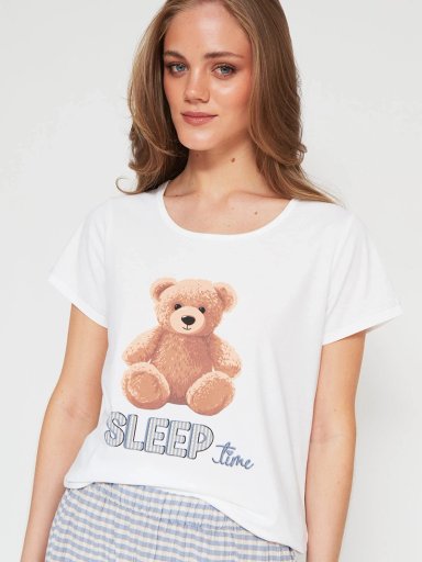 PIJAMA MANGA CORTA MUJER INDEX PRINT - 3