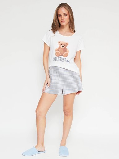 PIJAMA MANGA CORTA MUJER INDEX PRINT - 4