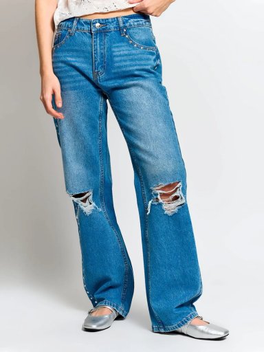 JEANS MUJER INDEX ALGODÓN TACHAS ESTRELLA - 2
