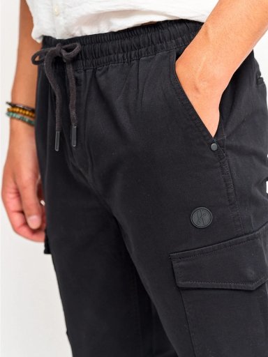 PANTALÓN HOMBRE HALF ALGODÓN JOGGER CARGO - 3