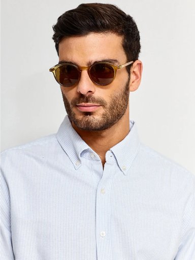 CAMISA HOMBRE MARQUIS ALGODÓN MANGA LARGA LÍNEAS - 3