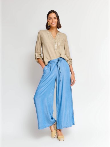 BLUSA MUJER TATIENNE MANGA LARGA LENTEJUELAS - 4