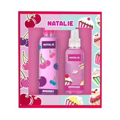 COLONIAS NATALIE BOTANICALS CHERRY 205 ML + CUPCAKE 100 ML - 1