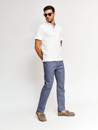 PANTALÓN HOMBRE KENNETH STEVENS ALGODÓN RECTO BOLSILLOS - 4