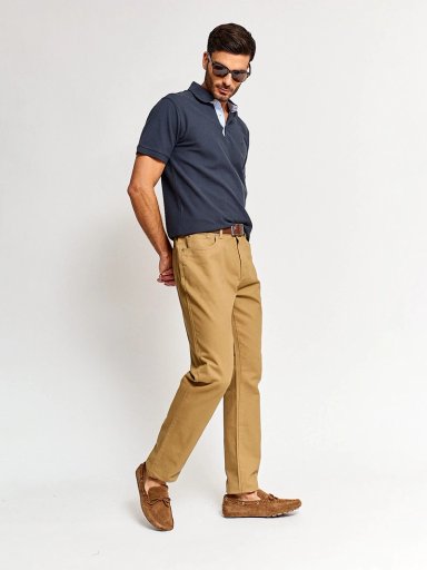PANTALÓN HOMBRE KENNETH STEVENS ALGODÓN RECTO BOLSILLOS - 4