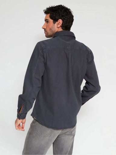CAMISA HOMBRE REGATTA ALGODÓN MANGA LARGA - 2