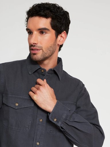 CAMISA HOMBRE REGATTA ALGODÓN MANGA LARGA - 3