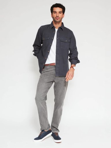 CAMISA HOMBRE REGATTA ALGODÓN MANGA LARGA - 4