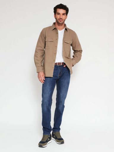 CAMISA HOMBRE REGATTA ALGODÓN MANGA LARGA - 4