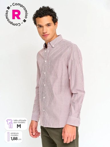 CAMISA HOMBRE KENNETH STEVENS ALGODÓN MANGA LARGA POPLIN - 1