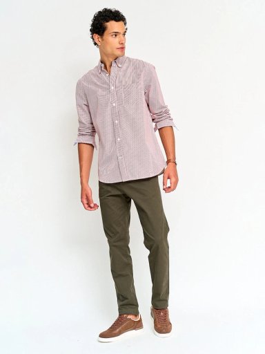 CAMISA HOMBRE KENNETH STEVENS ALGODÓN MANGA LARGA POPLIN - 4