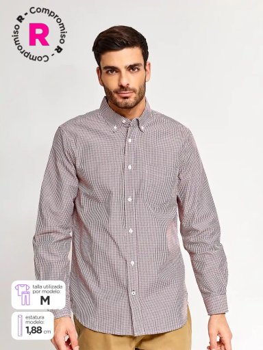 CAMISA HOMBRE KENNETH STEVENS ALGODÓN MANGA LARGA POPLIN - 1