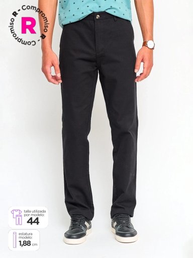 PANTALÓN HOMBRE KENNETH STEVENS ALGODÓN CHINO RECTO - 1