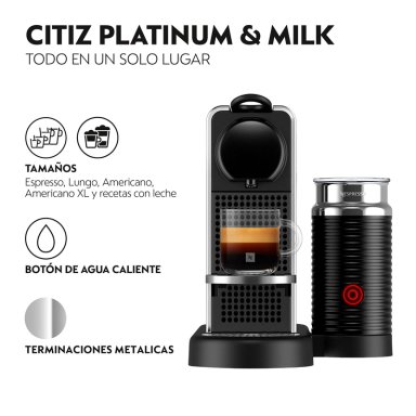 CAFETERA NESPRESSO CITIZ & MILK + AEROCCINO 3 - 4