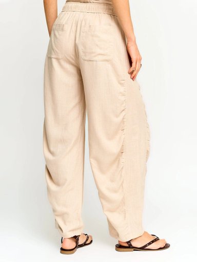 PANTALÓN MUJER INDEX LINO BALLOON PIJAMERO - 3