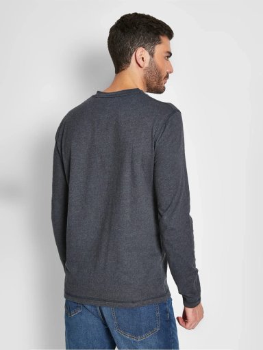 POLERA HOMBRE ROBERT LEWIS ALGODÓN MANGA LARGA BÁSICA - 2