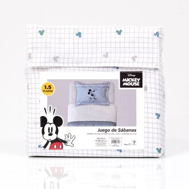 JUEGO DE SÁBANAS DISNEY MICKEY MOVING 1.5PL - 3