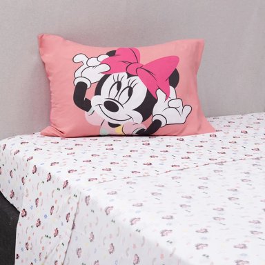 JUEGO DE SÁBANAS DISNEY MINNIE CHILL OUT 1.5PL - 1