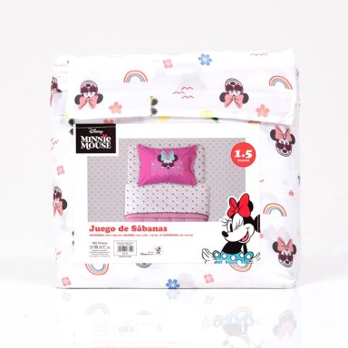 JUEGO DE SÁBANAS DISNEY MINNIE CHILL OUT 1.5PL - 3