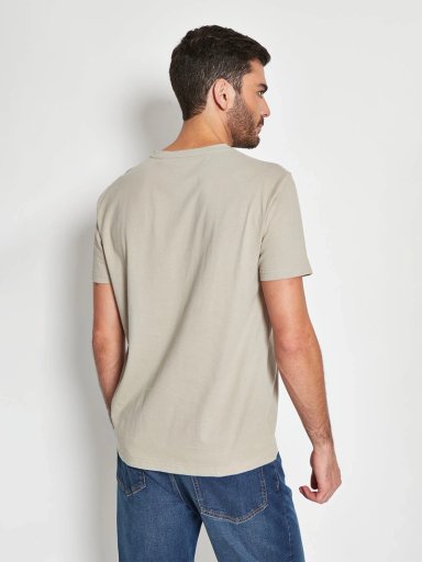 POLERA HOMBRE ROBERT LEWIS ALGODÓN CUELLO REDONDO MANGA CORTA ESTAMPADO - 2