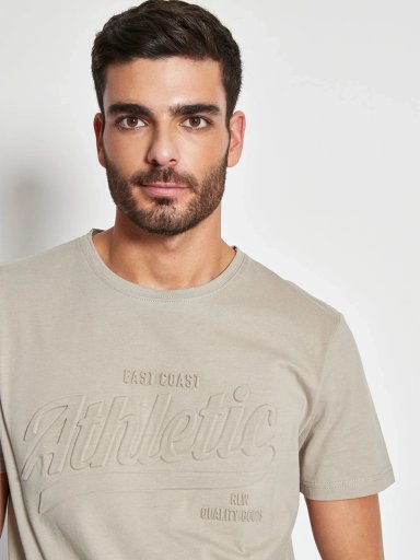 POLERA HOMBRE ROBERT LEWIS ALGODÓN CUELLO REDONDO MANGA CORTA ESTAMPADO - 3
