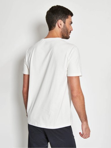 POLERA HOMBRE ROBERT LEWIS ALGODÓN CUELLO REDONDO MANGA CORTA ESTAMPADO - 2