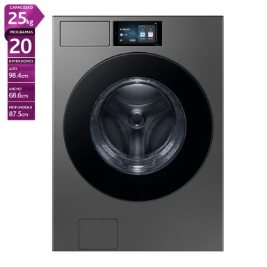 LAVADORA CARGA FRONTAL SAMSUNG BESPOKE AI WF90F25ADSZS 25KG GRAFITO - 1