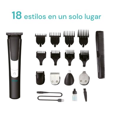 MÁQUINA CORTA PELO BEZEL BHR-007 MULTISTYLER 18 EN 1 - 4
