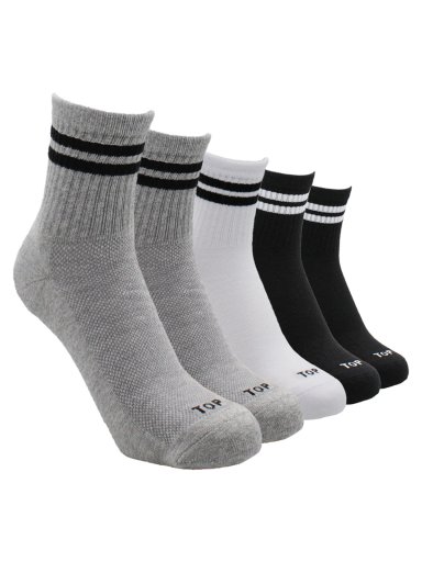 PACK X5 CALCETINES HOMBRE TOP ALGODÓN  - 1