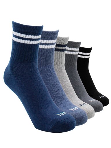 PACK X5 CALCETINES HOMBRE TOP ALGODÓN  - 1