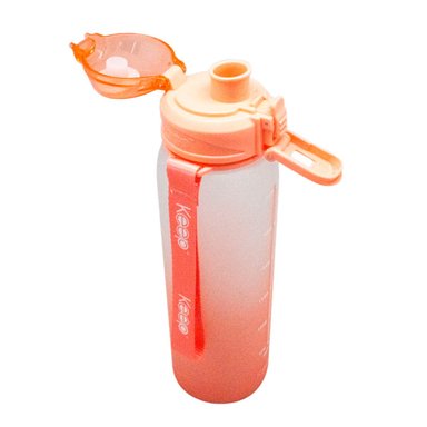 BOTELLA KEEP MEDIDAS RUBBER 1 LITRO CORAL - 3