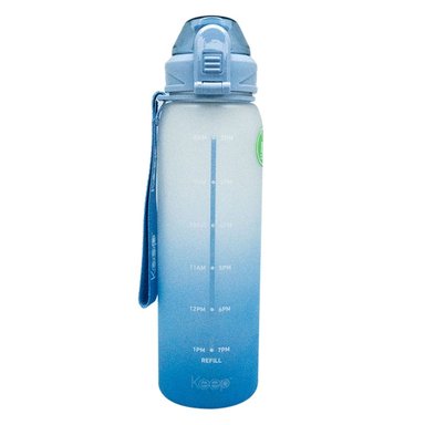 BOTELLA KEEP MEDIDAS RUBBER 1 LITRO LAVANDA - 1