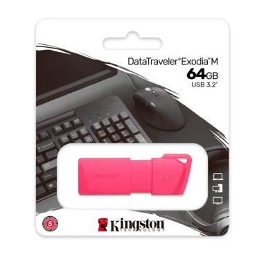 FLASH DRIVE USB KINGSTON DTXM NEÓN 64GB - 4