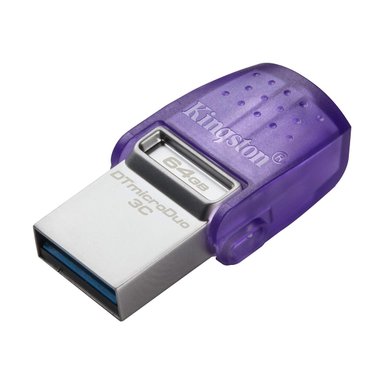 PENDRIVE KINGSTON FLASHUSB MICRODUO 64GB 3C UNIDAD - 1