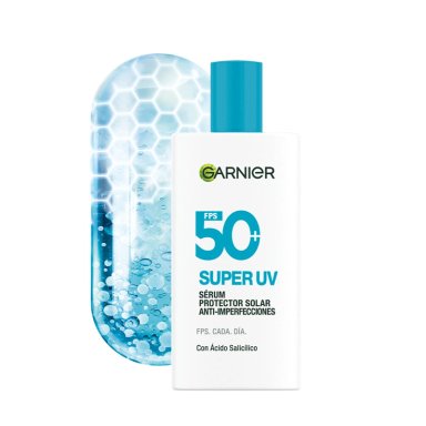 PROTECTOR SOLAR GARNIER SUPER UV ANTI IMPERFECCIONES SPF50+ 40 ML - 8