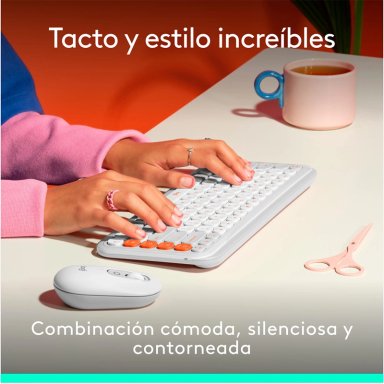 TECLADO INALÁMBRICO LOGITECH POP ICON + MOUSE - 4