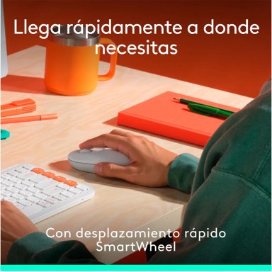 TECLADO INALÁMBRICO LOGITECH POP ICON + MOUSE - 6