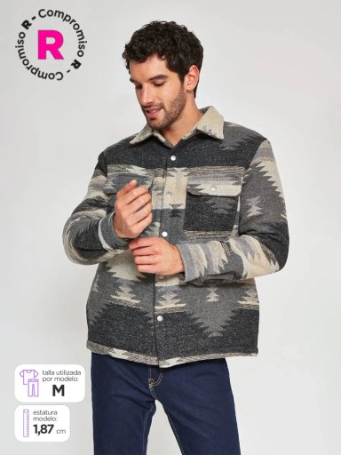 CHAQUETA HOMBRE BARBADOS TRIBAL - 1